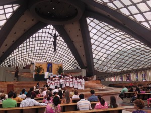 Niños Cantores de Lara en la Catedral de Barquisimeto